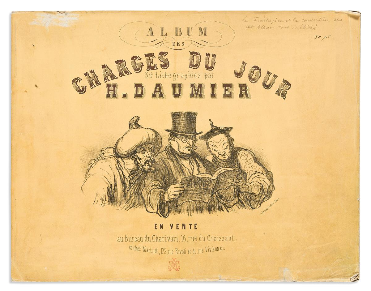 DAUMIER, HONORÉ. Album des Charges du Jour.